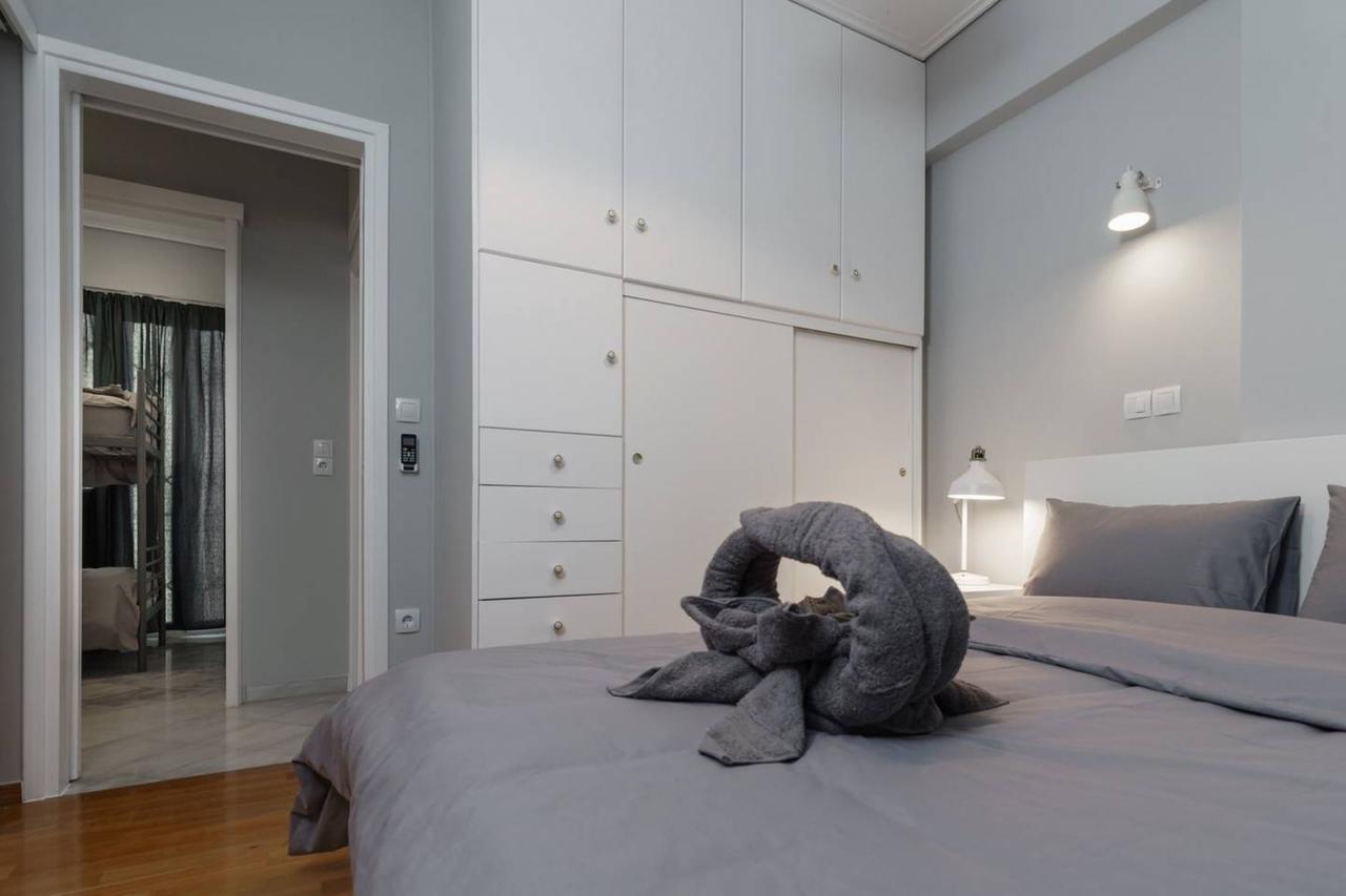 Ferienwohnung Penthouse With Acropolis View 8Ppl, 140Sqm Athen Exterior foto